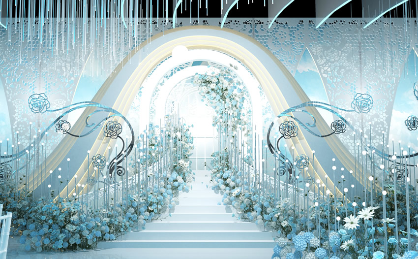 海南藏族釡香烙馍村水晶厅效果展示